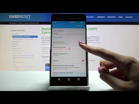 Cómo poner despertador en SONY Xperia C5 Ultra - poner una alarma