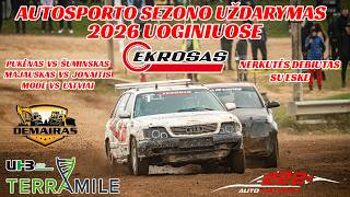 EKROSAS 2026 #10 AUTOSPORTO SEZONO UŽDARYMAS @UOGINIAI. SUBLIAUTA ESKĖ IR KLUBIEČIŲ TARPUSAVIO KOVOS