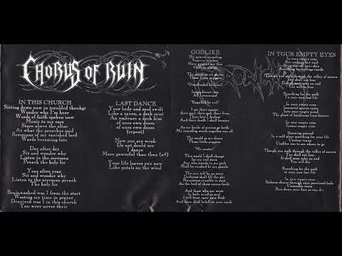 Sororicide / Chorus of Ruin - Godlike / Last Dance split CD (1993)