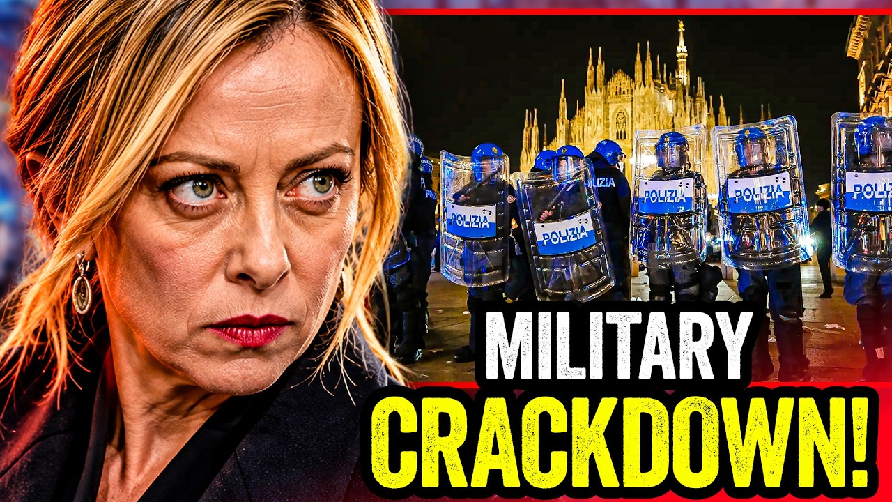 Furious Giorgia Meloni Deploys 500 Troops to DEFEND Milan and CRUSH Rioters!!!