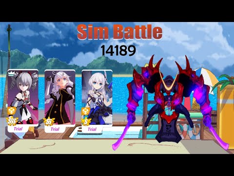 HI3 Sim Battle: Trial Valkyries Vs Jizo Mitama