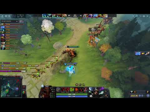 Dota 2 | OG.Topson(SF) VS. OG.Midone(Bounty Hunter) Live Game (Player's Perspective)