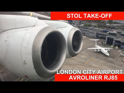 STOL TAKEOFF AVROLINER RJ85 LONDON CITY - DUBLIN BY HENRY TENBY