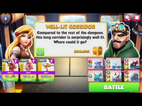 Fighting In The Dungeon - Dragon Mania Legends