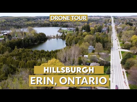 Drone Tour 4K: Hillsburgh, Town of Erin, Ontario - A Bird's-Eye View