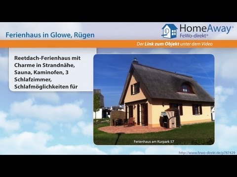 Glowe: Reetdach-Ferienhaus mit Charme in Strandnähe, Sauna, Kaminofen, 3 - FeWo-direkt.de Video