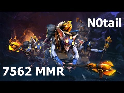 OG.N0tail - Dota 2 - Ranked Match - Meepo safelane 6.87c 16/4/10 with Cr1t