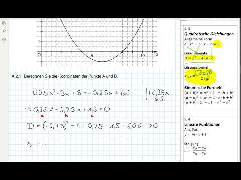 Abschlussprüfung MII - 2021 HT A2.0+A2.1 - Realschule Bayern