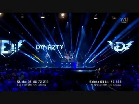Dynazty Land Of Broken Dreams - Melodifestivalen Andra Chansen 2012