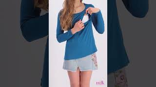 Essential Long-Sleeve Nursing Top - Milk Nursingwear