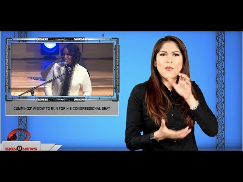 Cummings' widow to run for his congressional seat (ASL - 11.12.19)