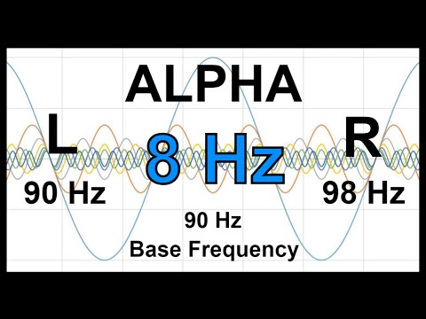 8 Hz Pure BINAURAL Beat ▶️ ALPHA Brain Waves [90 Hz Base Frequency]