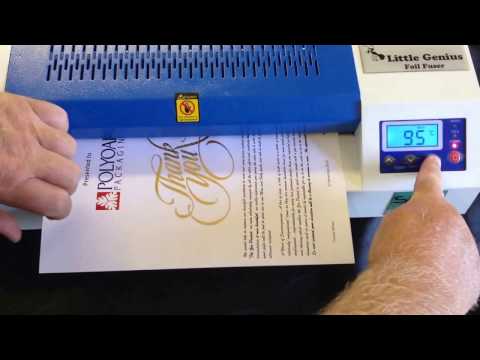 Dr G the foil printing specialist, Entry Level vs Light Industrial foil applicator