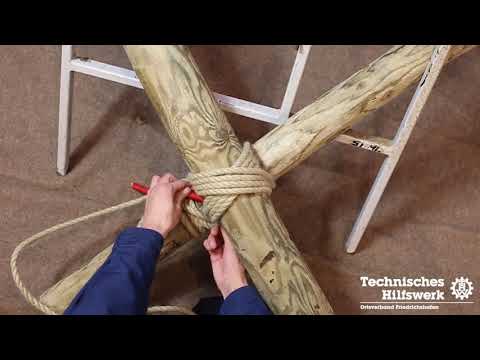 Stiche und Bunde: Kreuzbund mit Rosette