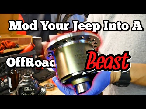 Dana 30 Eaton Truetrac Differential And Yukon Ring Gear Install / Making setup Bearings / Jeep xj