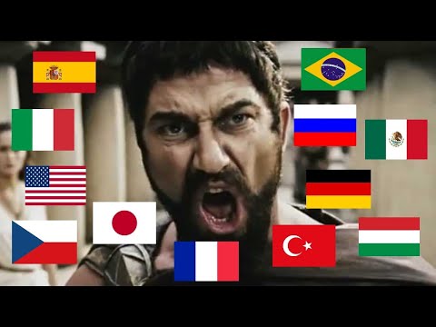 "THIS IS SPARTA" in different languages
