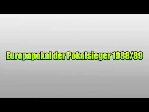 Europapokal der Pokalsieger 1988/89
