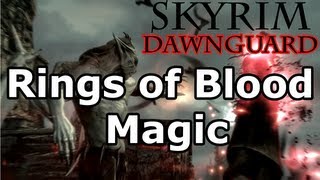 Skyrim: Rings of Blood Magic Quest - Vampire Lord (Dawnguard DLC)