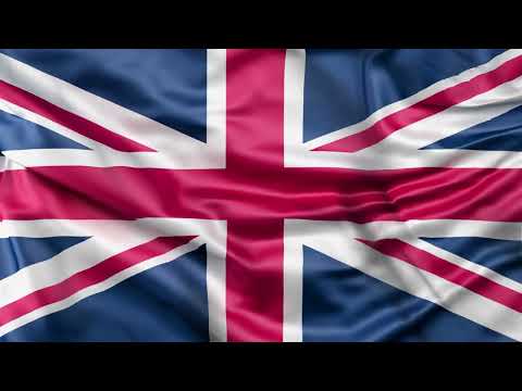 United Kingdom Flag 25 sec Loop - FREE Full HD Stock Footage - Realistic UK Flag Wave Animation.