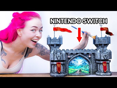 Nerdforge Transforms Nintendo Switch Console Into a Zelda Tears of the Kingdom Castle - TechEBlog