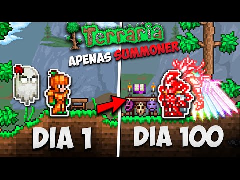 Passei 100 Dias de Summoner no Terraria