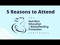 Nutrition Education & Breastfeeding Promotion Conference and Exhibits