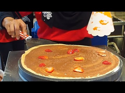 Crispy Crepe | Banana Chocolate Crepe | Strawberry Chocolate Crepe
