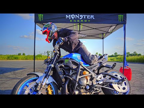 STUNTS UNDER THE MONSTER TENT