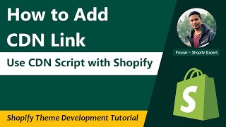 How to add CDN link in Shopify ✅ How to use CDN script with Shopify