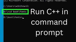 Download the video "How To Compile And Execute C++ Programs (Windows CMD)"