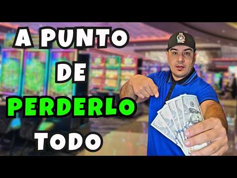 Estaba a punto de perderlo todo y cayo el BONO en el casino