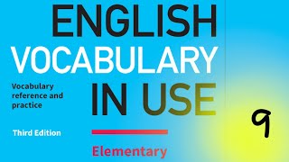 09. Cambridge English Vocabulary In Use || Elementary || Unit 9 || Conversations 2: Useful words and