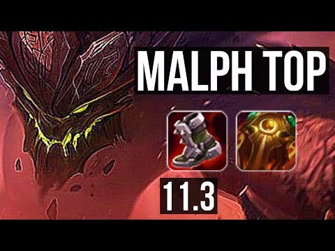 MALPHITE vs DARIUS (TOP) | 6/0/4, 66% winrate, Dominating | BR Grandmaster | v11.3