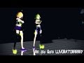 {MMD} Rin and Gumi LUVORATORRRRRY 