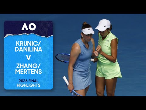 Krunic/Danilina v Zhang/Mertens Highlights | Australian Open 2026 Final
