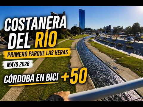 Córdoba en bici +50 | Costanera del Río Primero → Parque Las Heras | Mayo 2026
