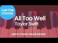 Piano Chords - All Too Well (Taylor Swift)