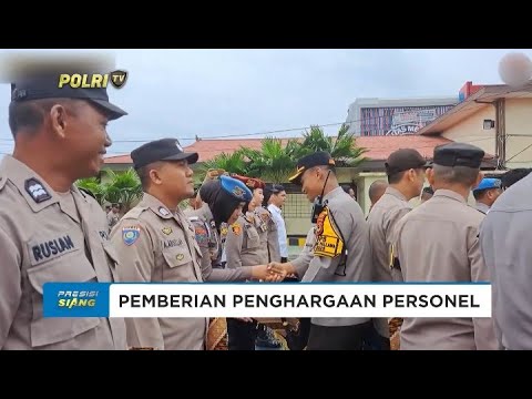 UPACARA PENYERAHAN PENGHARGAAN PERSONEL POLRES PALOPO