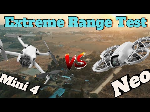 Dji Neo vs Dji Mini 4 pro  Range test ||Which one wins💪
