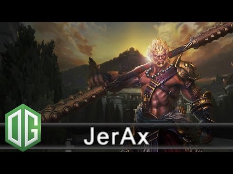 OG.JerAx Monkey King Gameplay - Ranked Match - OG Dota 2.