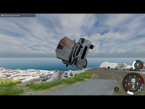 Beamng Drive Ibishu Prodigy Downhill Dash Crashes
