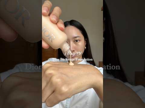 3 Ways of Dior Backstage Foundation shade 1W