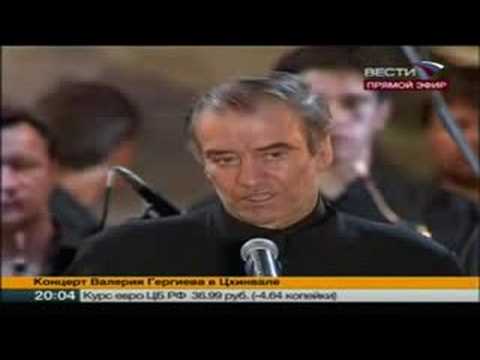 Valeri Gergiev in South Ossetia Tskhinval