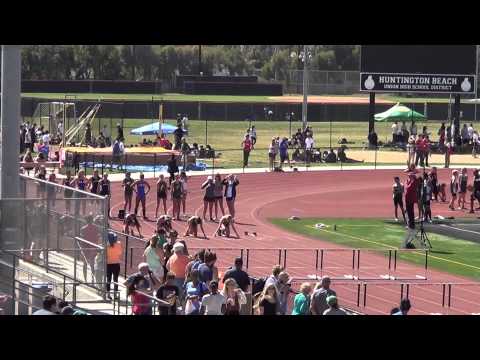 A Parsons - VarG 100m Hurdles at Sunset Prelims 5-1-15