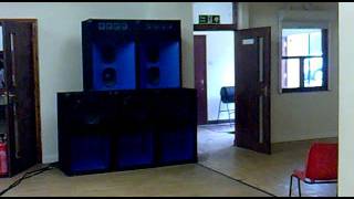 ONYX 45 sound system test before dance