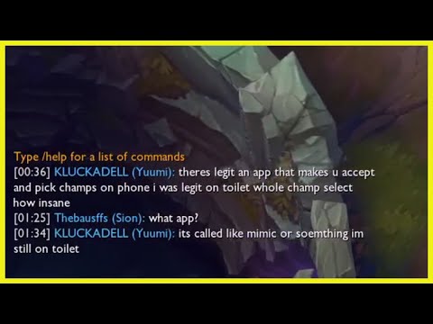 League Player Plays Yuumi from the Toilet