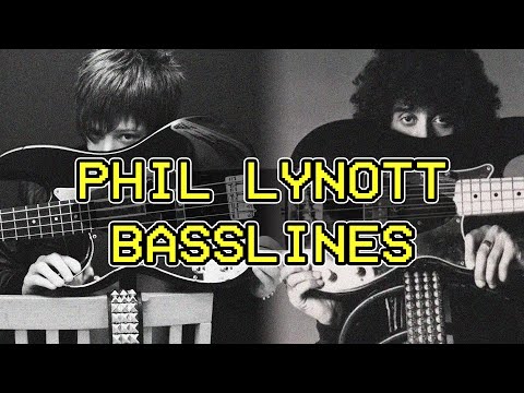 Phil Lynott/Thin Lizzy BASSLINES!