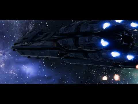Battlestar Galactica BSG Deadlock Ambush of a Mercury by three Argos Basestars 1