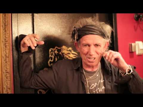 Keith Richards backstage at Late Night with Jimmy Fallon