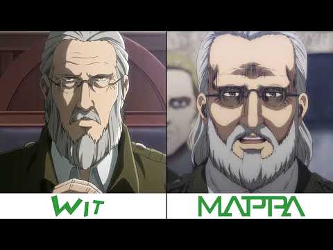 Wit vs Mappa Animation Comparison Attack On Titan